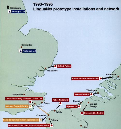 Map of prototype sites